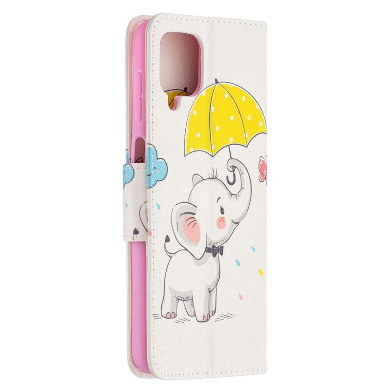 Housse Samsung Galaxy A12 Bébé Éléphant