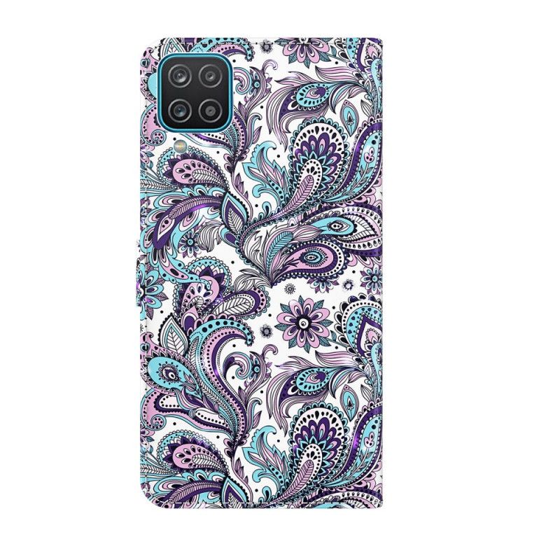 Housse Samsung Galaxy A12 Fleurs Motifs