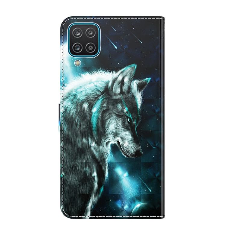 Housse Samsung Galaxy A12 Loup Majestueux