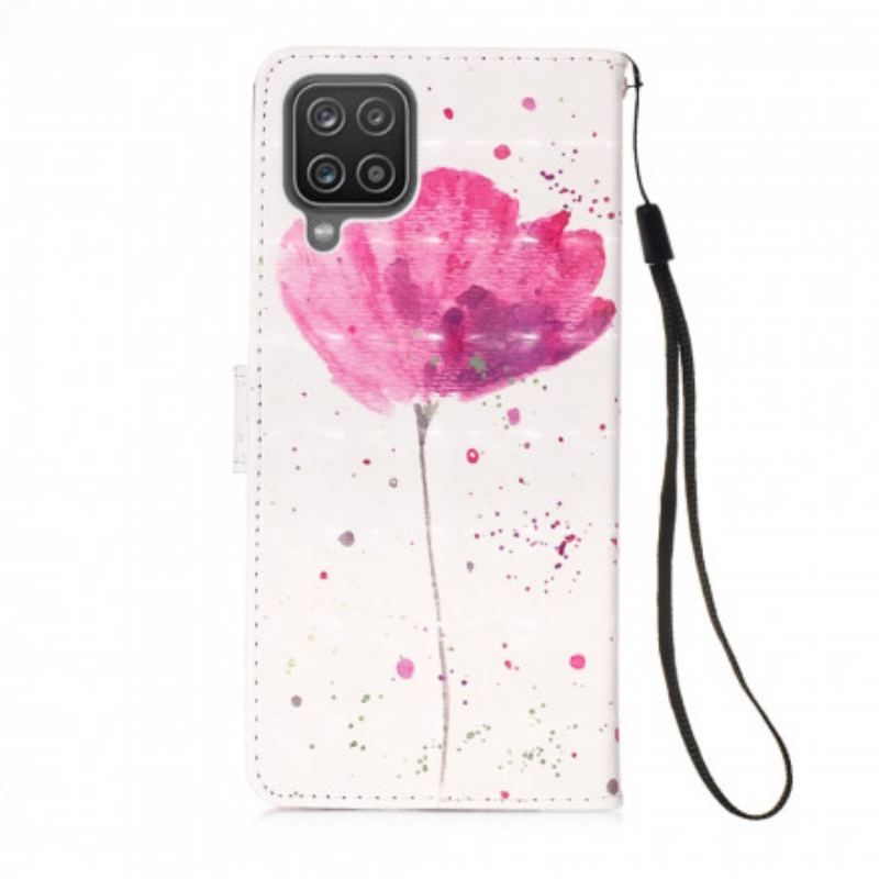 Housse Samsung Galaxy A12 / M12 Coquelicot Aquarelle