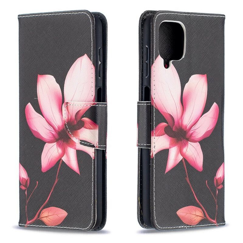 Housse Samsung Galaxy A12 / M12 Fleur Rose