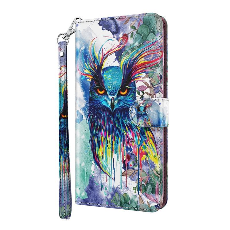 Housse Samsung Galaxy A12 Oiseau Aquarelle