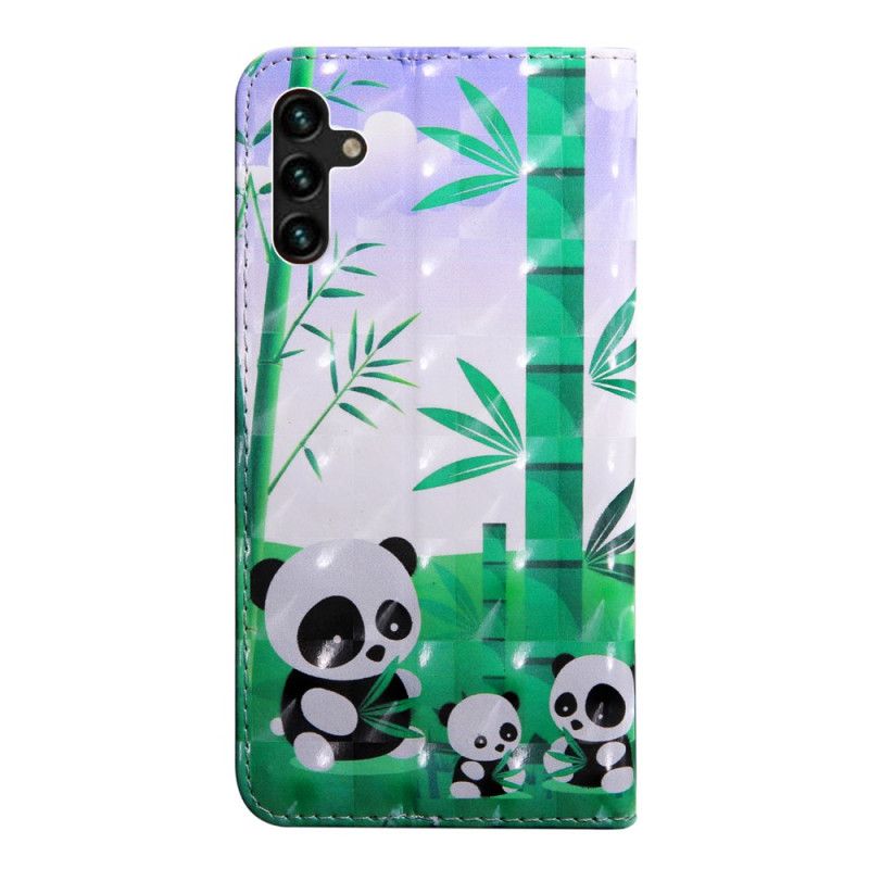 Housse Samsung Galaxy A13 5G Famille De Panda