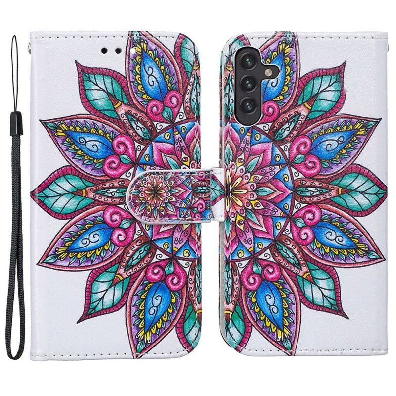 Housse Samsung Galaxy A13 5G Mandala Dessiné