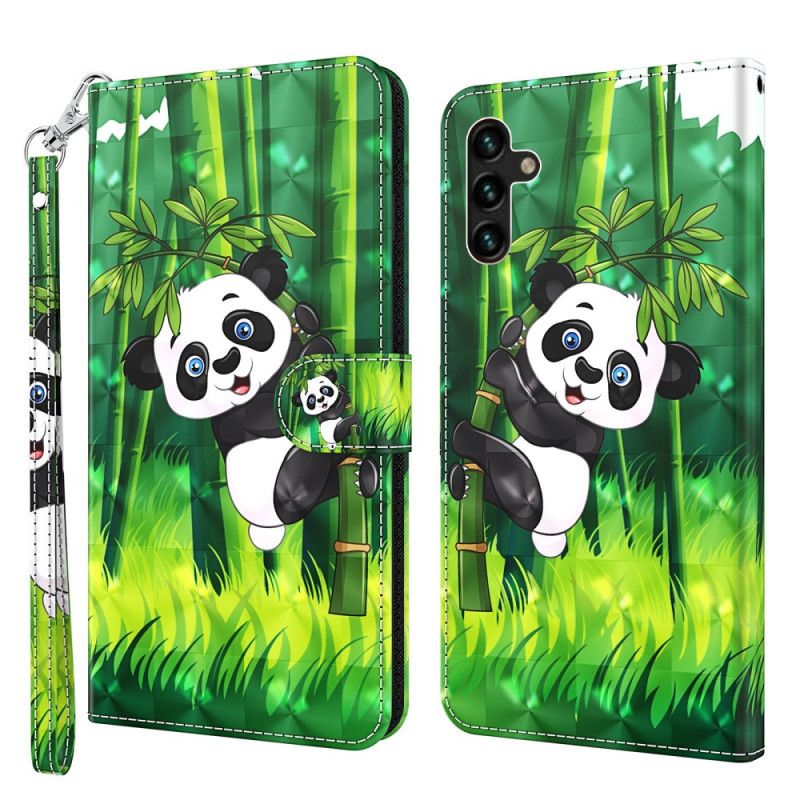 Housse Samsung Galaxy A13 5G Panda Et Bambou