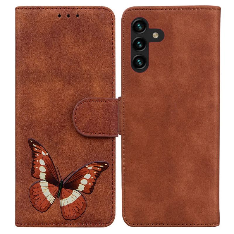 Housse Samsung Galaxy A13 5G Skin-touch Papillon