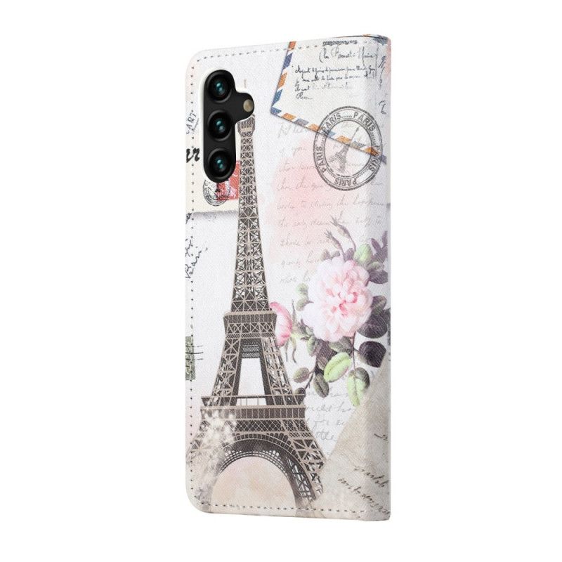 Housse Samsung Galaxy A13 5G Tour Eiffel Rétro
