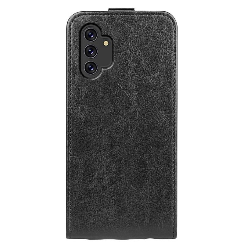 Housse Samsung Galaxy A13 Effet Cuir Rabat Vertical