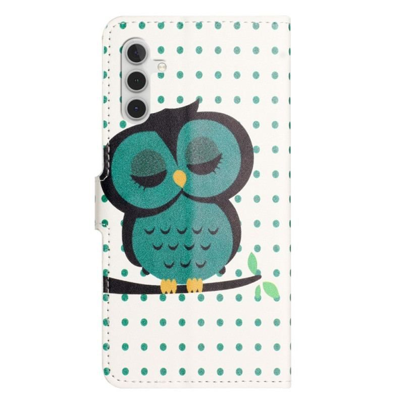 Housse Samsung Galaxy A14 5G / A14 Hibou Endormi