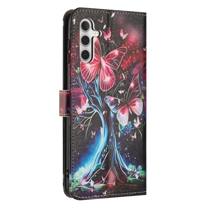 Housse Samsung Galaxy A17 4G / 5G / A26 5G Arbre à papillons