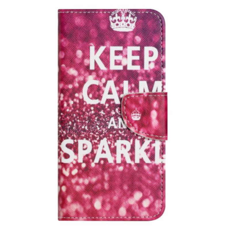 Housse Samsung Galaxy A17 4G / 5G / A26 5G Keep Calm and Sparkle