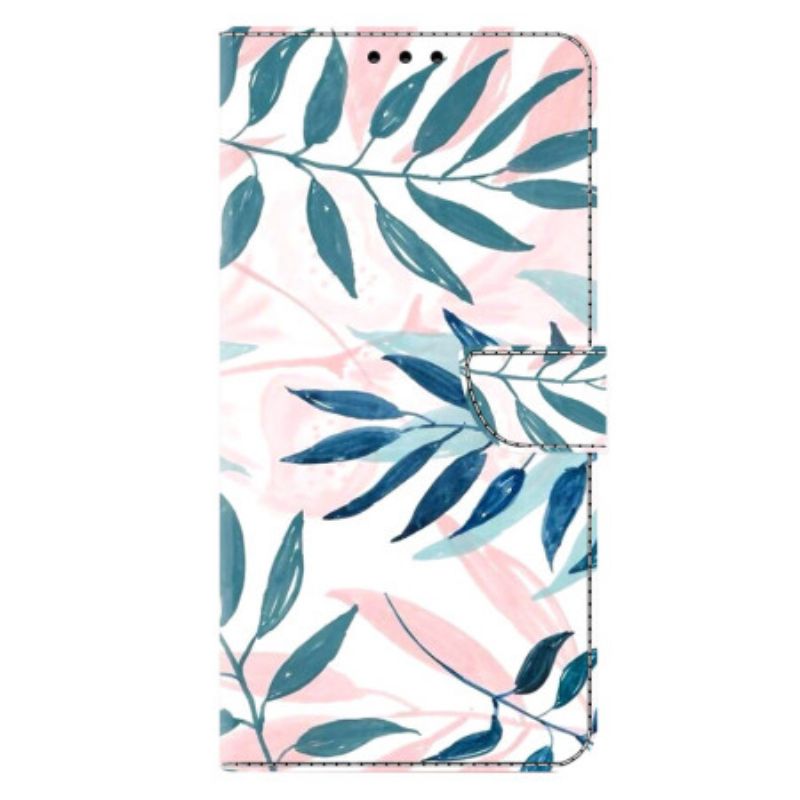 Housse Samsung Galaxy A17 4G / 5G Feuilles Aquarelle