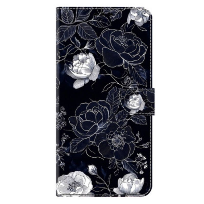 Housse Samsung Galaxy A17 4G / 5G Fleurs Vintage