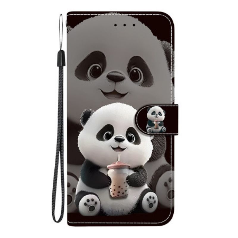 Housse Samsung Galaxy A17 4G / 5G Panda au Thé
