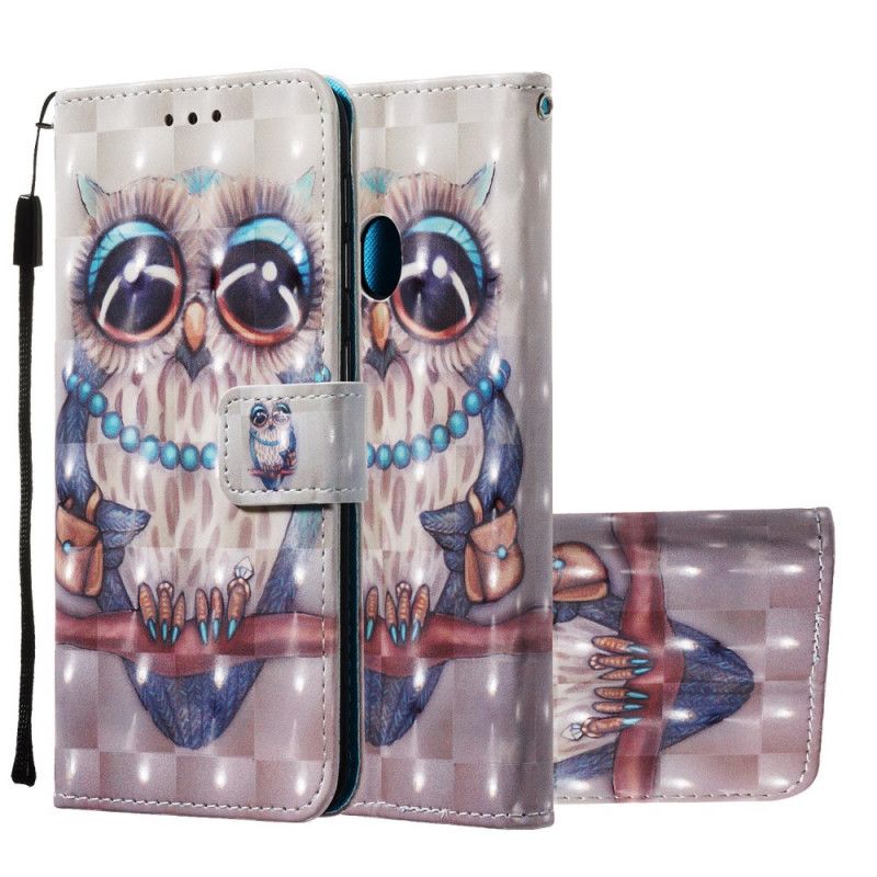 Housse Samsung Galaxy A20e Miss Hibou