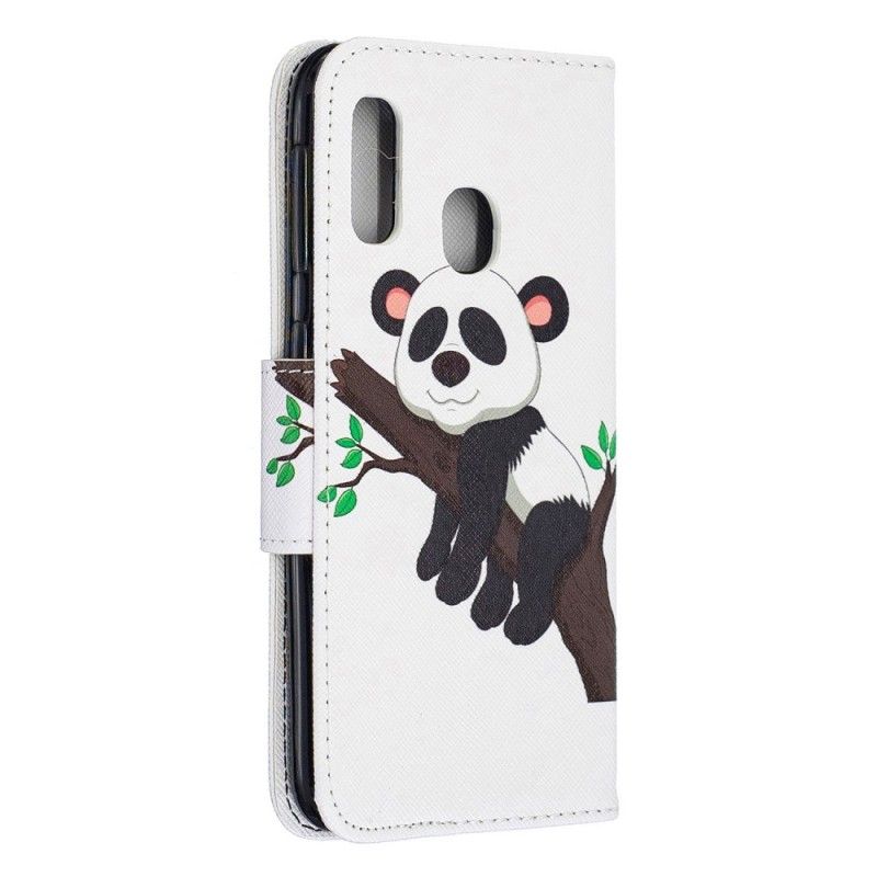 Housse Samsung Galaxy A20e Panda Paresseux