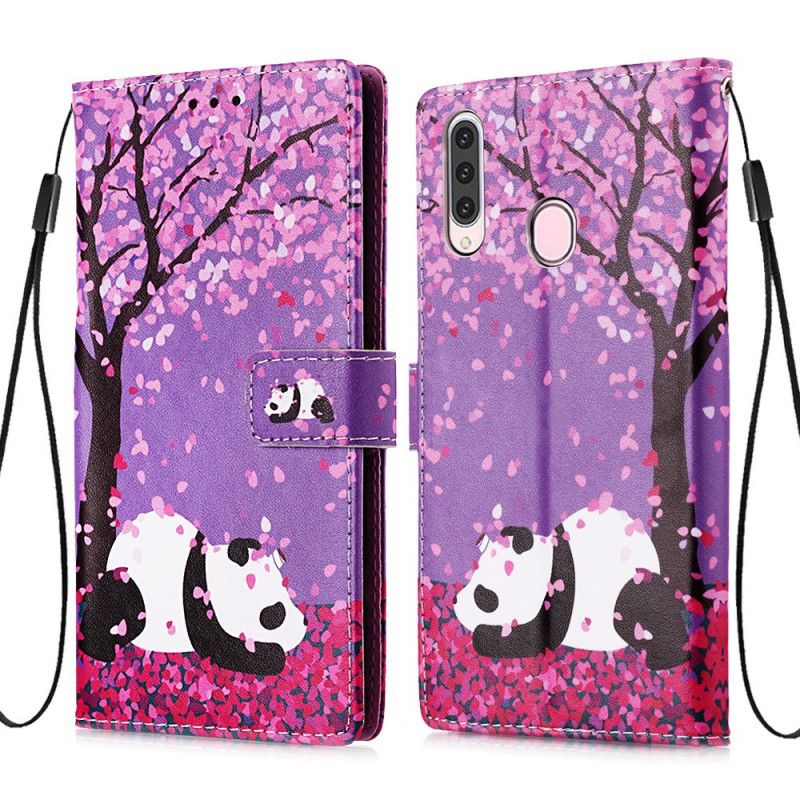 Housse Samsung Galaxy A20s Panda À L'arbre Chinois