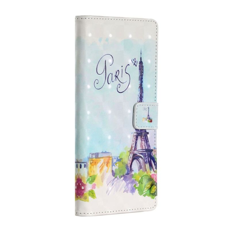 Housse Samsung Galaxy A20s Tour Eiffel En Aquarelle