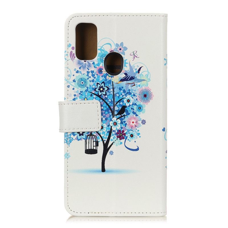 Housse Samsung Galaxy A21s Arbre Fleuri