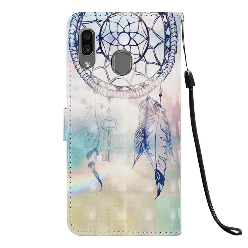 Housse Samsung Galaxy A30 Attrape Rêves Aquarelle