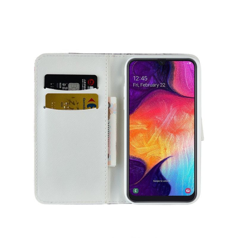 Housse Samsung Galaxy A30 Croco Diamants