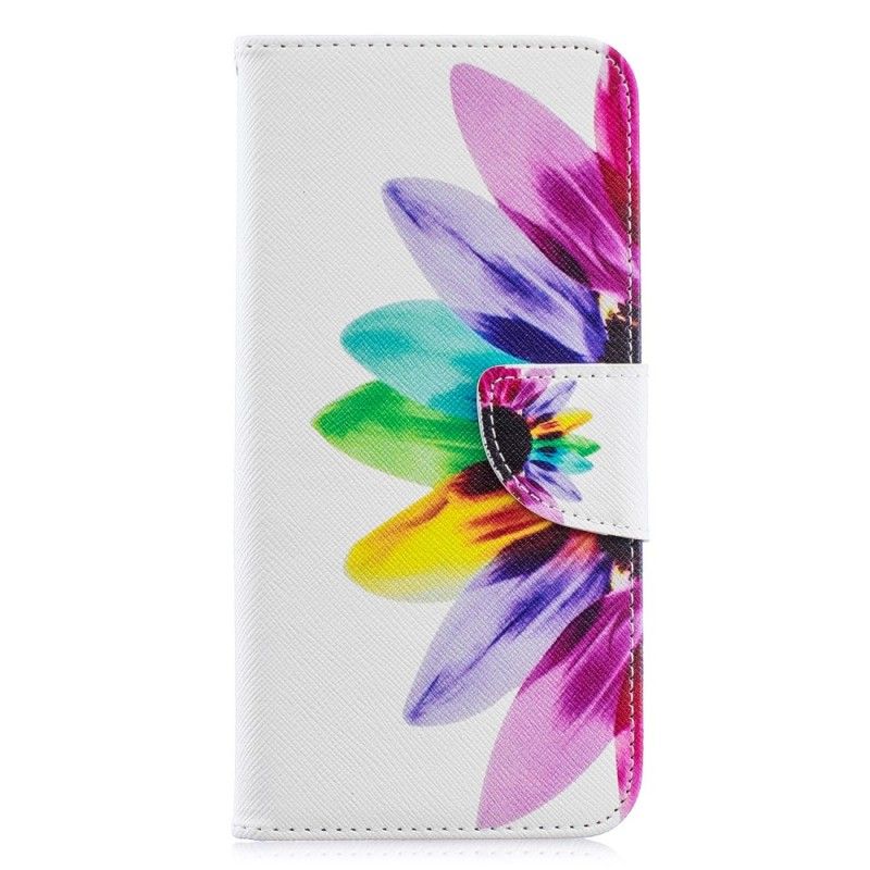 Housse Samsung Galaxy A30 Fleur Aquarelle