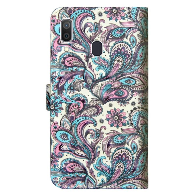 Housse Samsung Galaxy A30 Fleurs Motifs