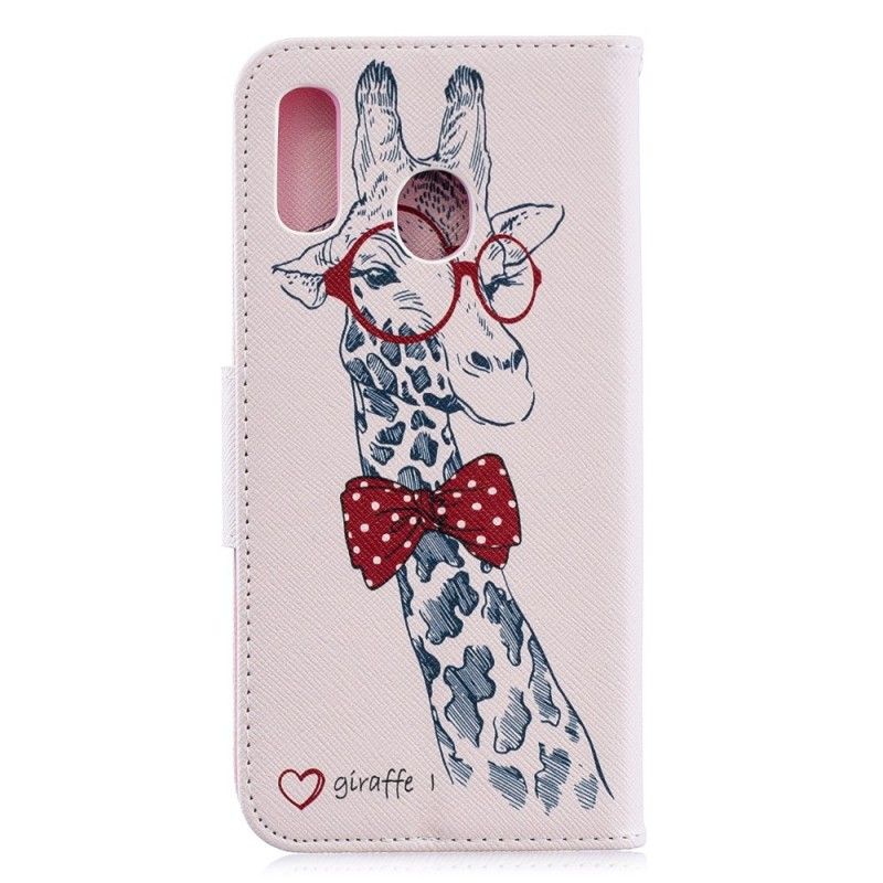 Housse Samsung Galaxy A30 Girafe Intello