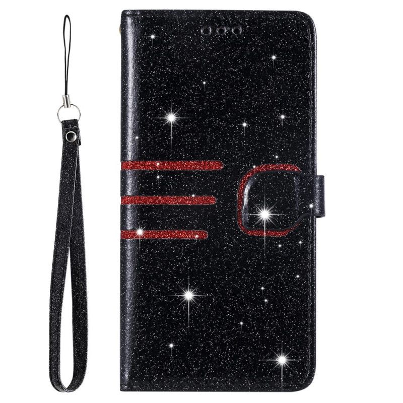 Housse Samsung Galaxy A30 Paillettes Design À Lanière