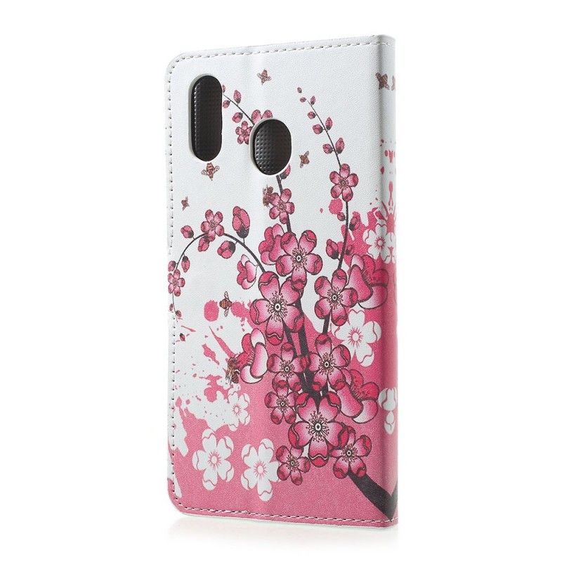 Housse Samsung Galaxy A30 Tropical Flowers