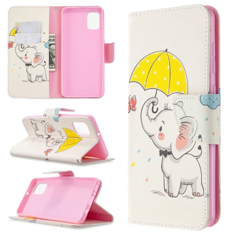 Housse Samsung Galaxy A31 Bébé Éléphant