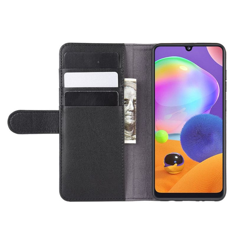 Housse Samsung Galaxy A31 Cuir Fendu