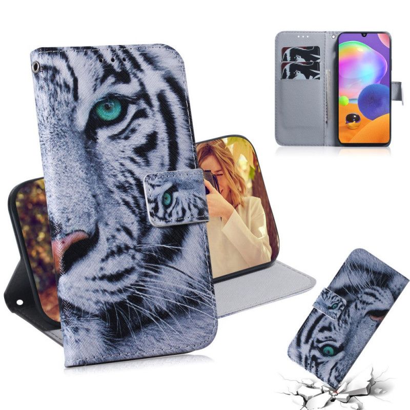 Housse Samsung Galaxy A31 Face De Tigre