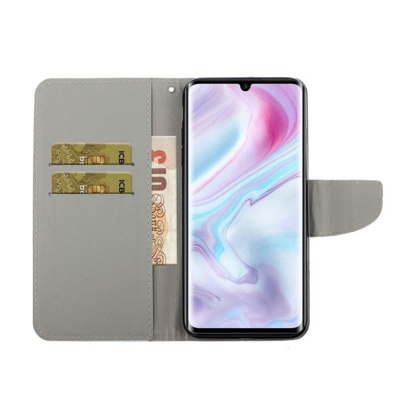 Étui Housse Samsung Galaxy A31 Famille De Hiboux Avec Lanière