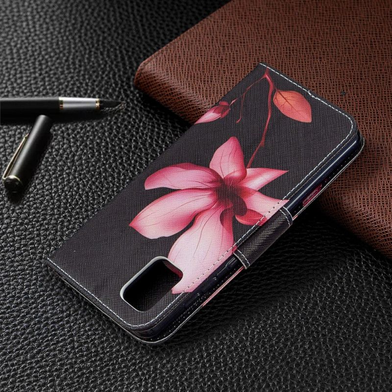 Étui Housse Samsung Galaxy A31 Fleur Rose