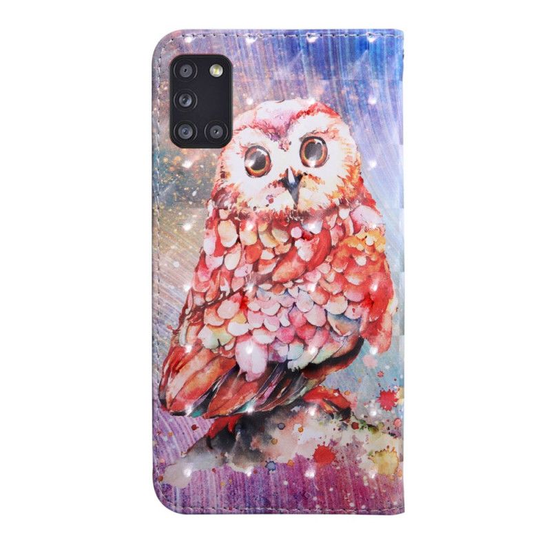 Housse Samsung Galaxy A31 Hibou Le Peintre