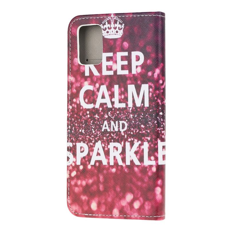 Housse Samsung Galaxy A31 Keep Calm And Sparkle