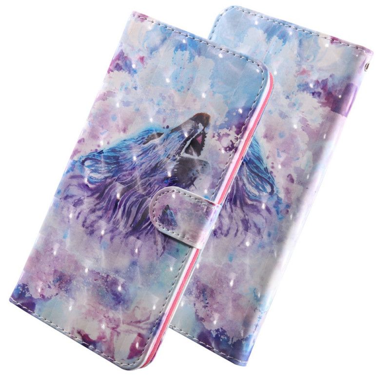 Housse Samsung Galaxy A31 Loup Aquarelle