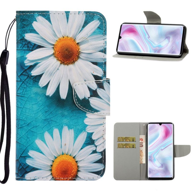 Housse Samsung Galaxy A31 Marguerites À Lanière