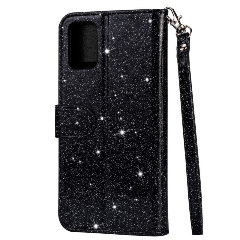 Housse Samsung Galaxy A31 Porte-monnaie Paillettes