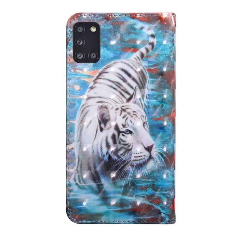 Housse Samsung Galaxy A31 Tigre Dans L'eau