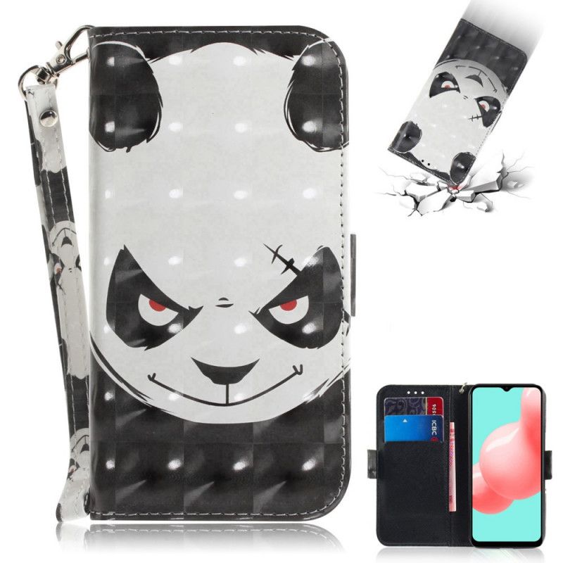 Housse Samsung Galaxy A32 5g Angry Panda À Lanière