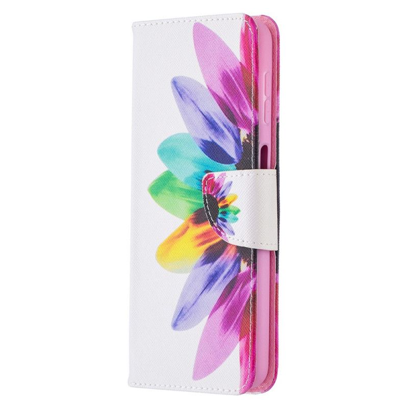 Étui Housse Samsung Galaxy A32 5g Fleur Aquarelle