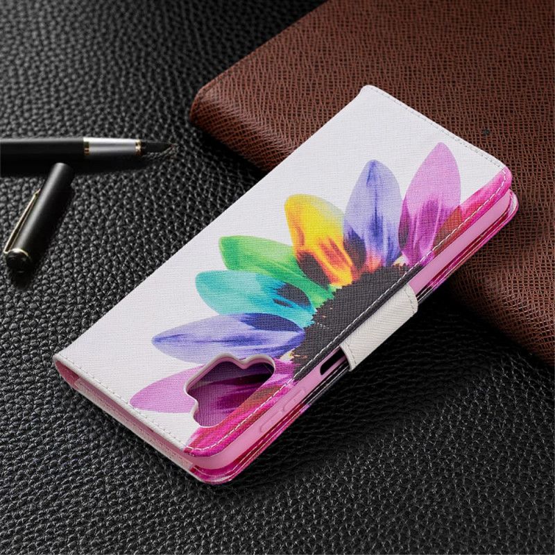 Étui Housse Samsung Galaxy A32 5g Fleur Aquarelle