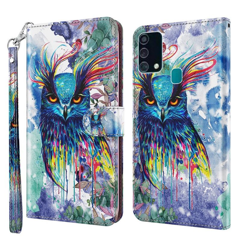 Étui Housse Samsung Galaxy A32 5g Light Spot Oiseau Aquarelle