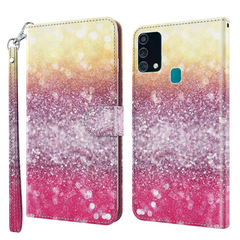 Housse Samsung Galaxy A32 5g Light Spot Paillettes Magenta