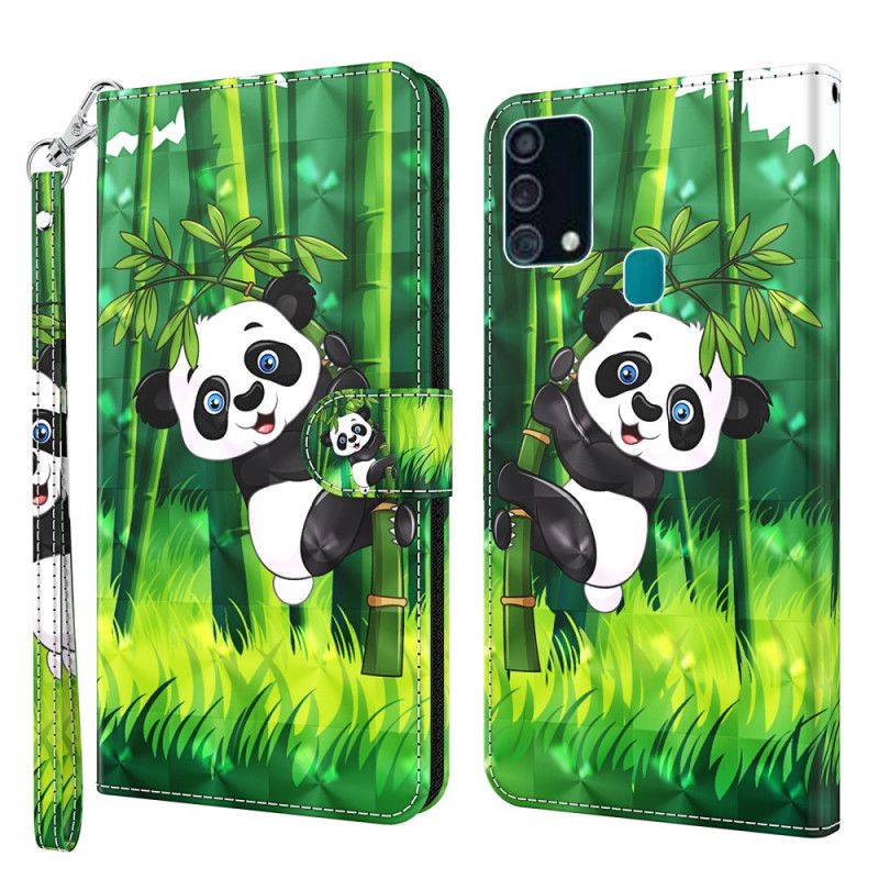 Housse Samsung Galaxy A32 5g Light Spot Panda Et Bambou