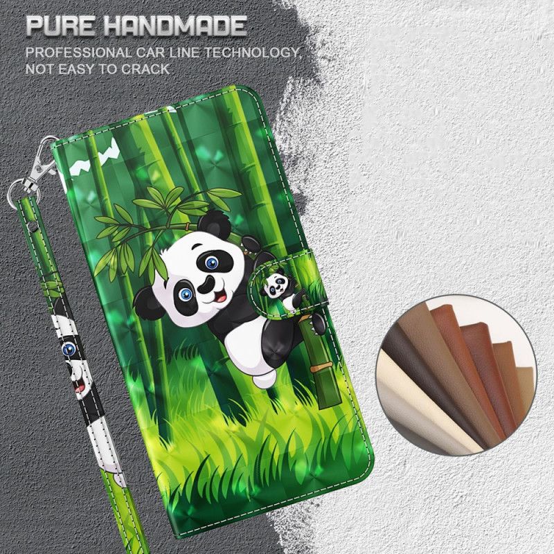 Housse Samsung Galaxy A32 5g Light Spot Panda Et Bambou