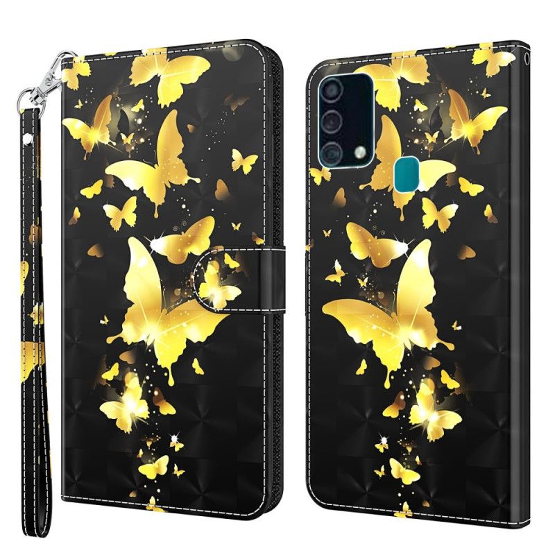 Housse Samsung Galaxy A32 5g Papillons Jaunes