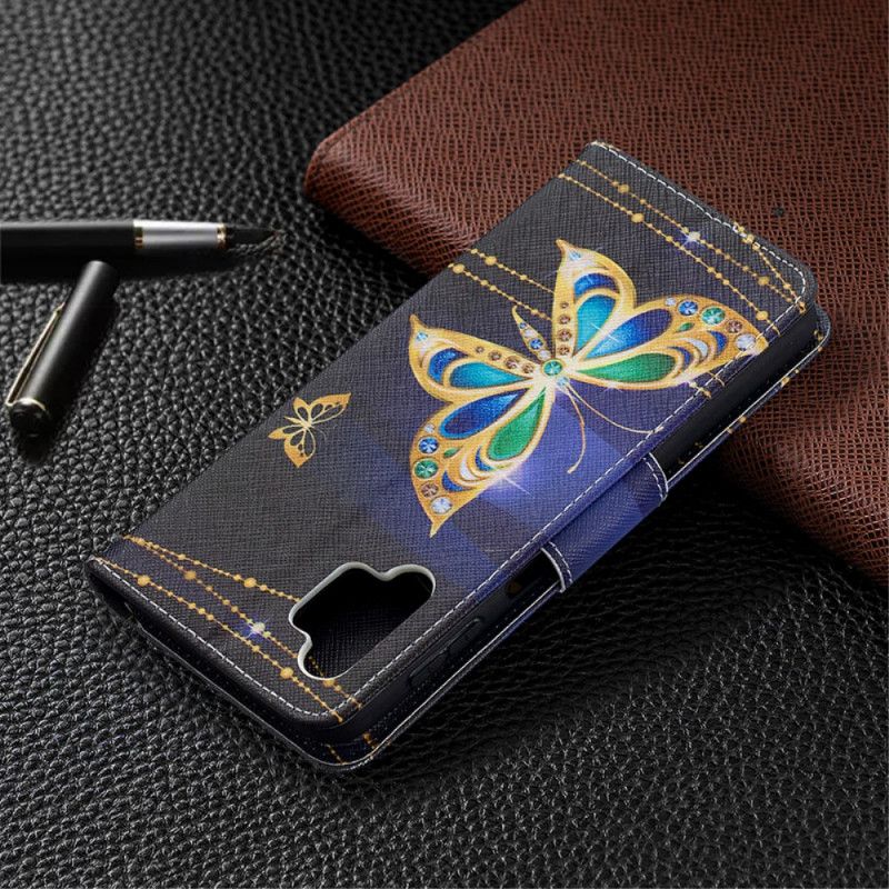 Étui Housse Samsung Galaxy A32 5g Papillons Rois
